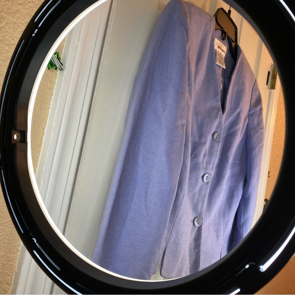 Worthington Women Petite 2P Blazer Crop Business Professional Fancy Cocktail Fun - Picture 5 of 13